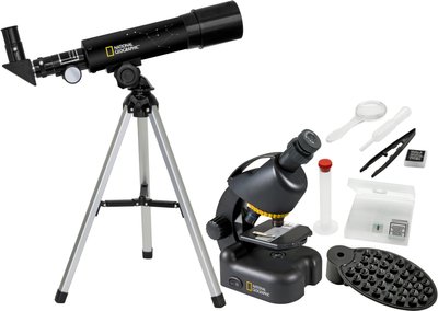 Мікроскоп National Geographic Junior 40x-640x + Телескоп 50/360 з кейсом купити